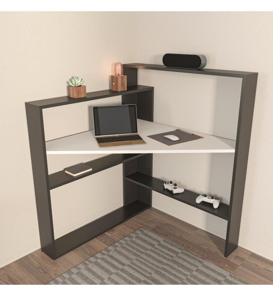 Bureau d'étude, Noir, Blanc, Panneau de particules mélaminé