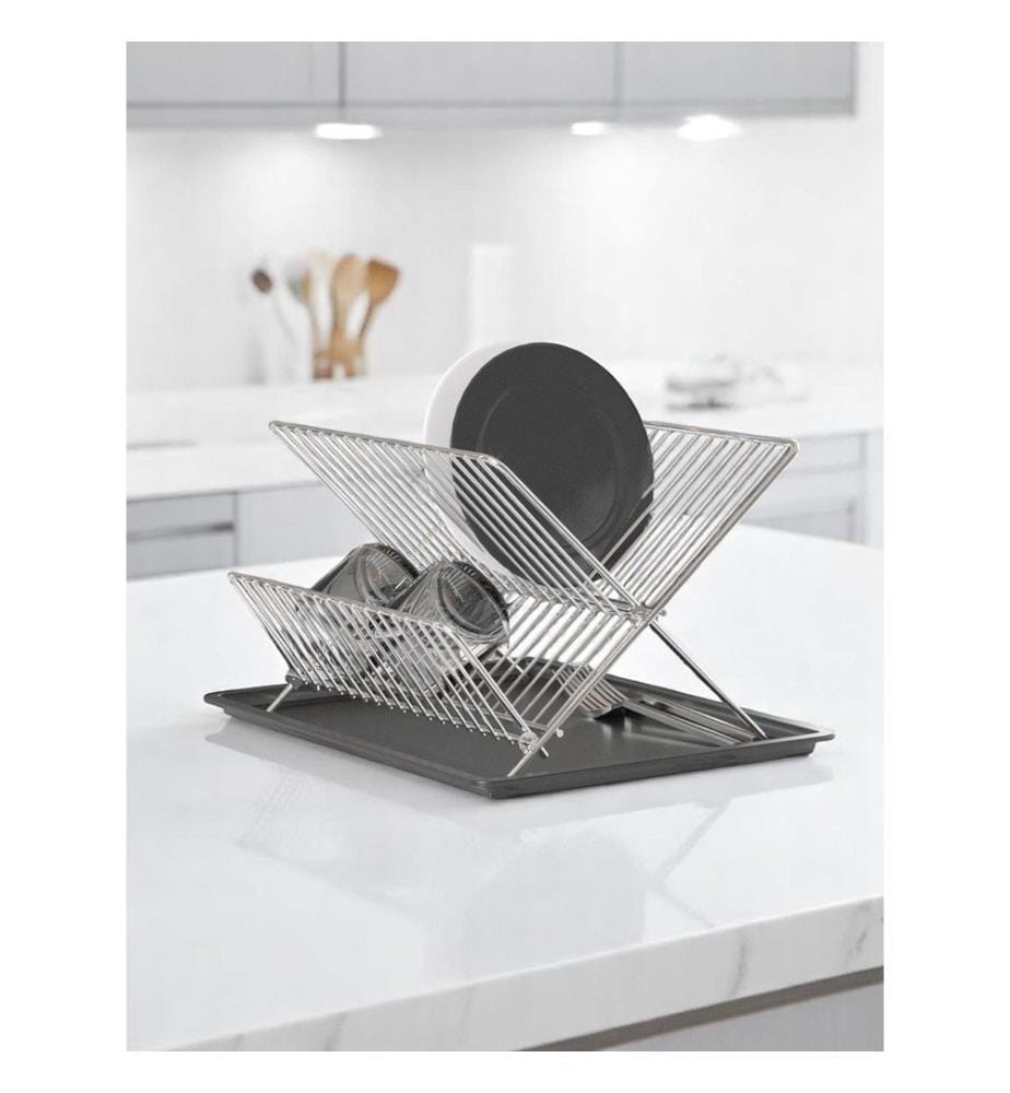 Dish Rack, Chrome, 100% Metal