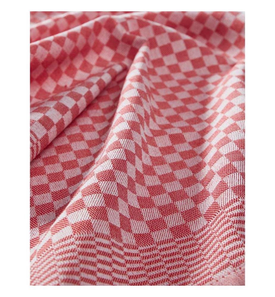 Kitchen Towel Set, 10 Pieces, Red, 80% Cotton / 20% Polyester