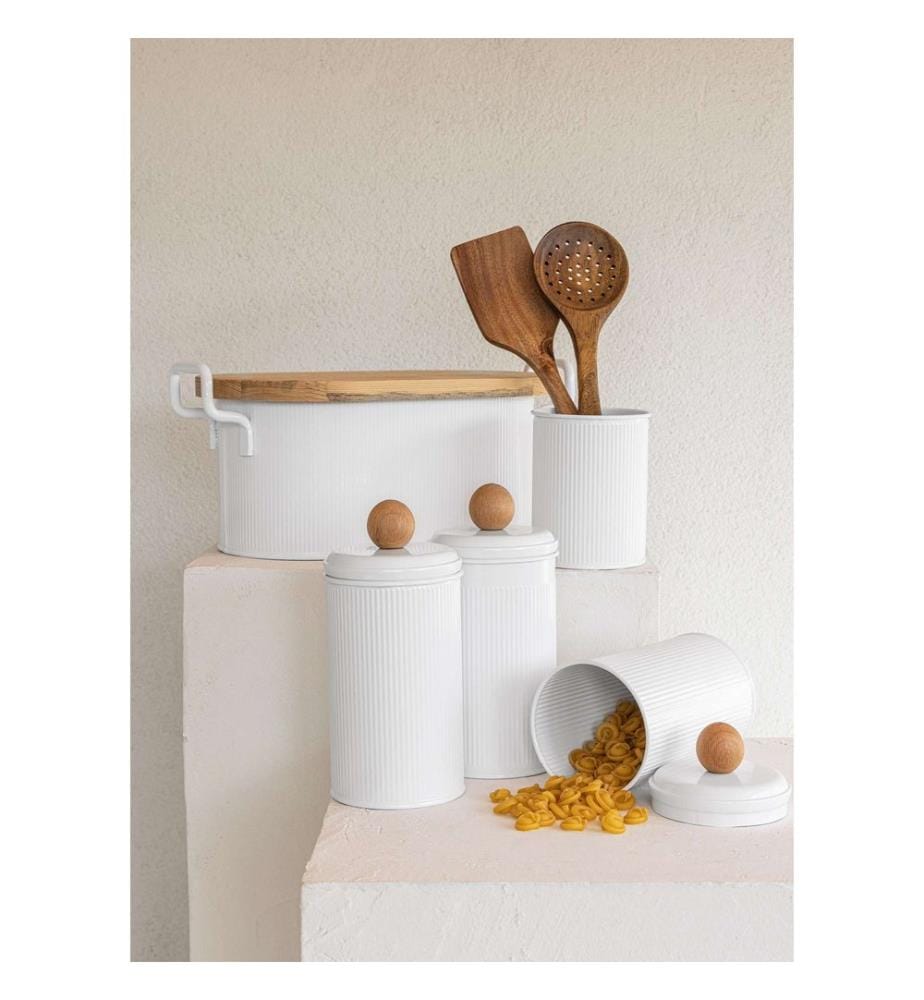 Cutlery Holder, White, 100% GALVANIZE