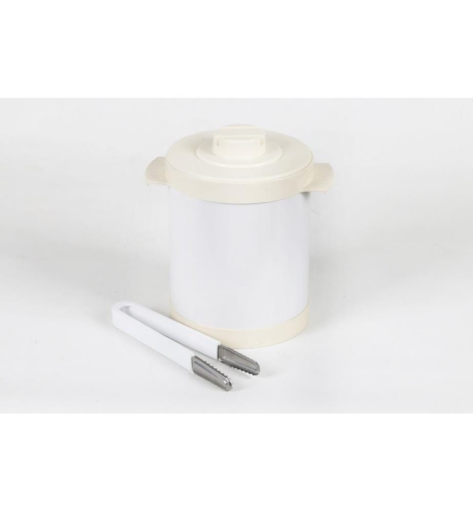 Ice Bucket, White, 100% Plastic