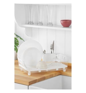 Dish Rack, Transparent, 100% PLASTIC