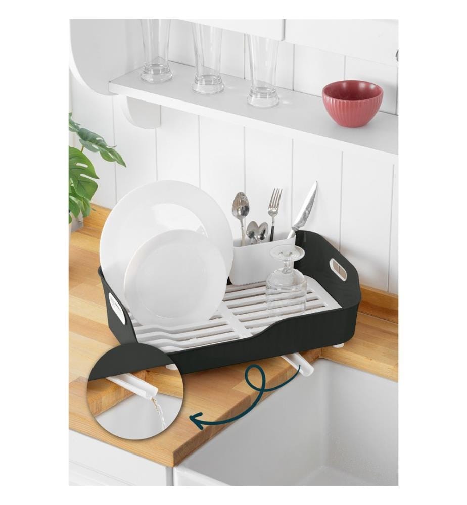 Dish Rack, Anthracite, 100% PLASTIC