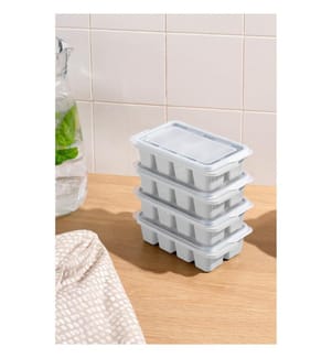 Moules à glaçons, blancs, 100 % PLASTIQUE