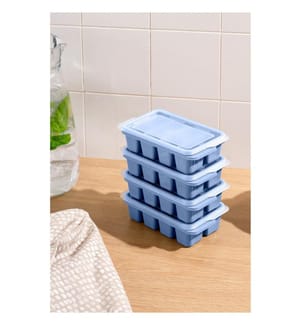 Moules à glaçons, bleus, 100 % PLASTIQUE