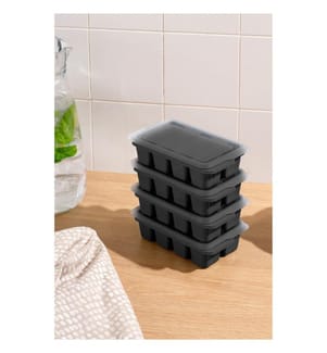 Moules à glaçons, anthracite, 100 % PLASTIQUE