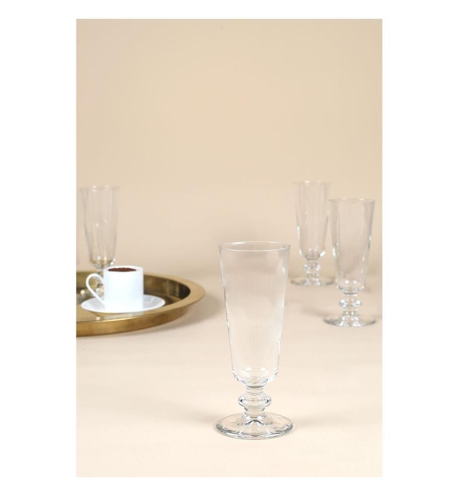 Wine Glass Set, 4 Pieces, Transparent, 100% GLASS