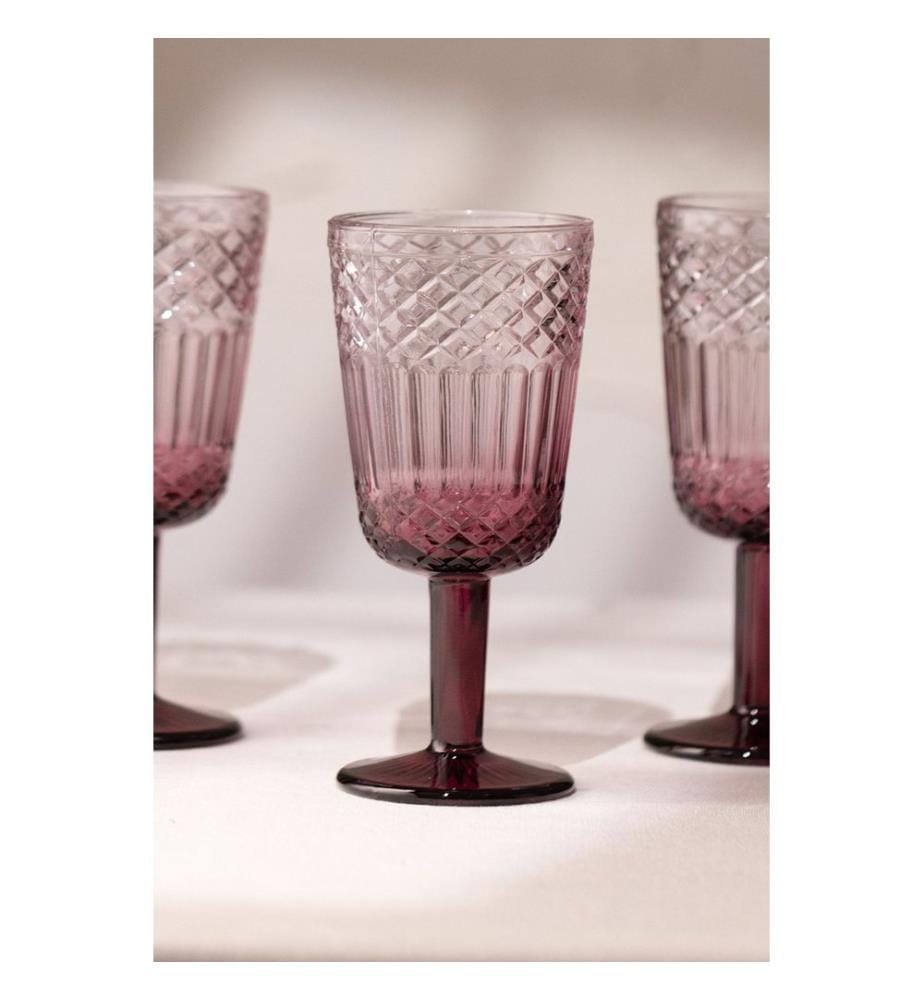 Set de verres à vin, 4 pièces, Bourgogne, 100% VERRE