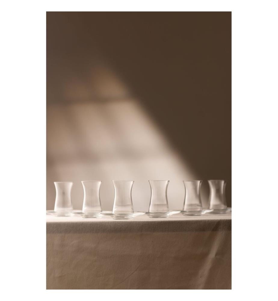 Teeglas-Set, 12-teilig, transparent, 100 % Glas