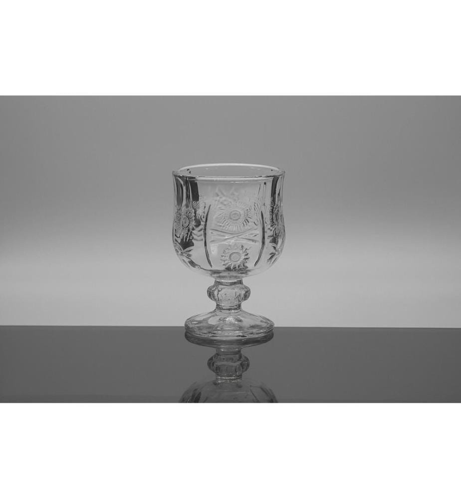 Weinglas-Set, 6-teilig, transparent, 100 % geschliffenes Kristallglas