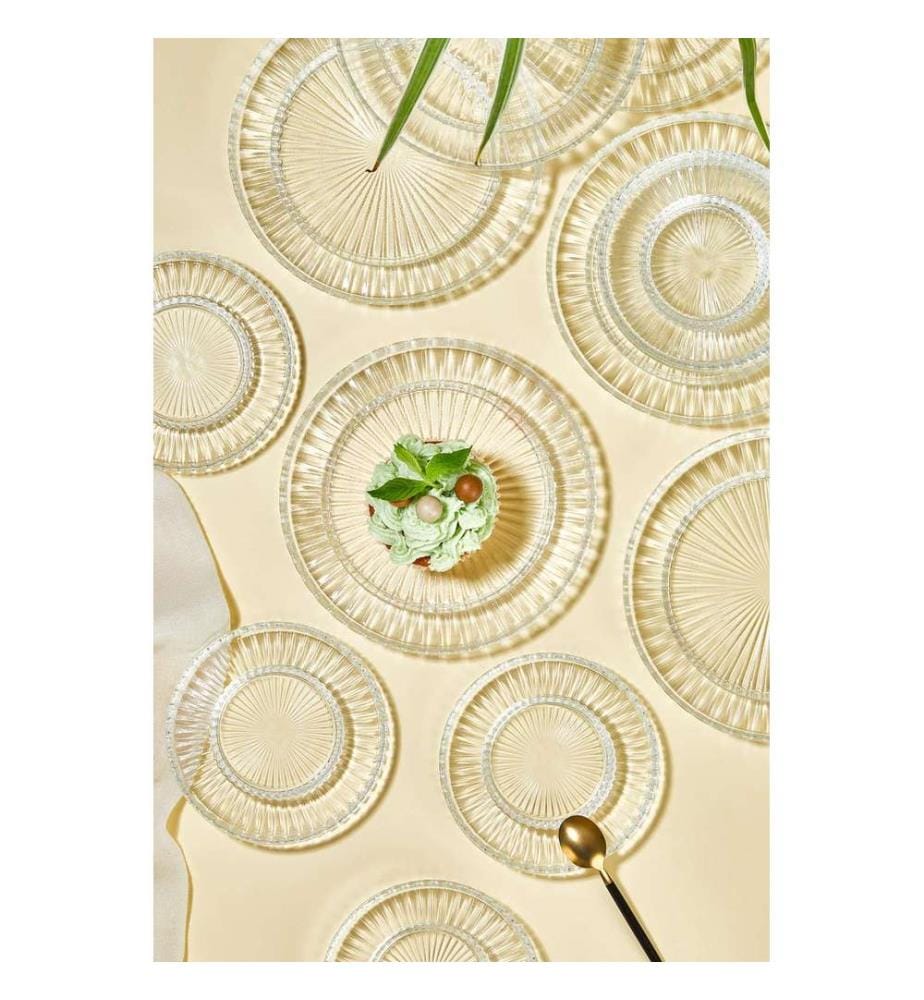 Set di bicchieri da tè, 12 pezzi, trasparenti, 100% vetro