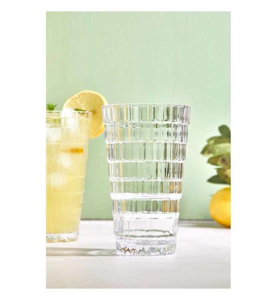 Set di bicchieri, 2 pezzi, trasparenti, 100% vetro