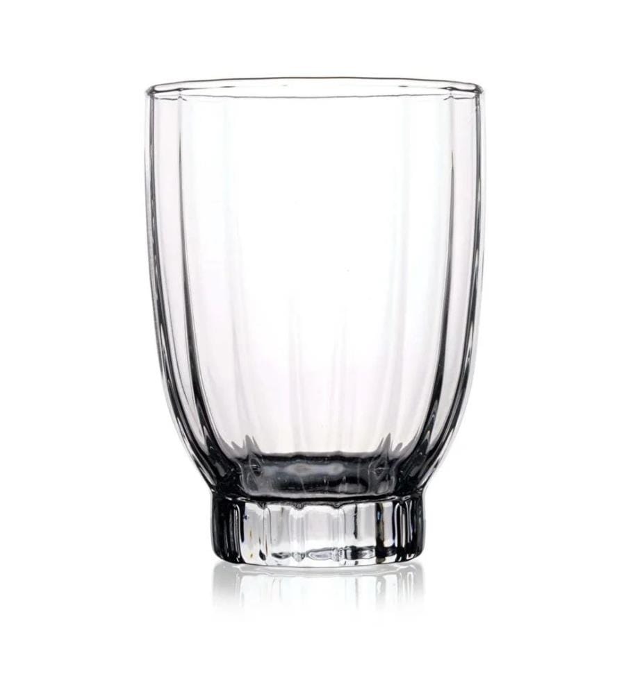 Set di bicchieri, 6 pezzi, trasparenti, 100% vetro