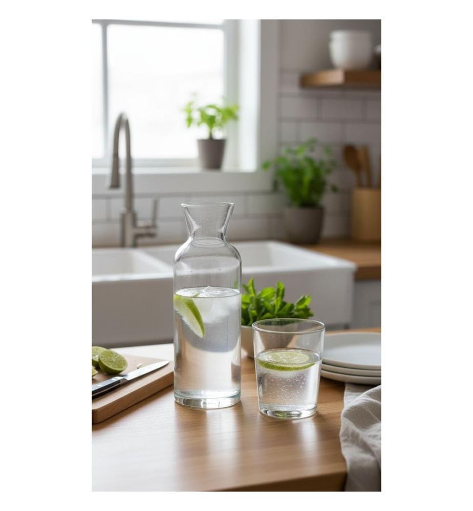 Glass Set, 2 Pieces, Transparent, 100% GLASS