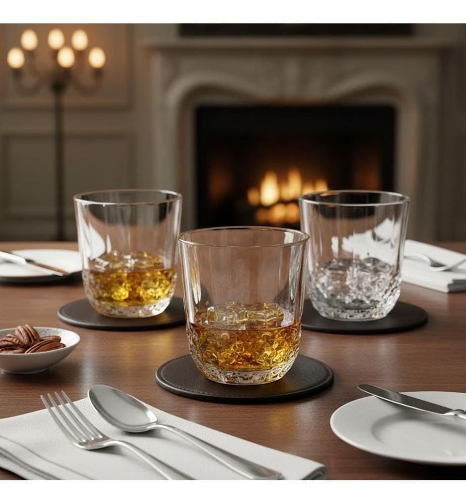 Whiskyglas-Set, 6-teilig, transparent, 100 % Glas