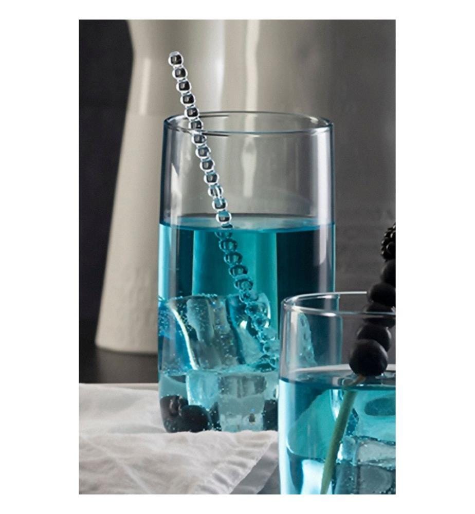 Glass Set, 8 Pieces, Transparent, 100% GLASS