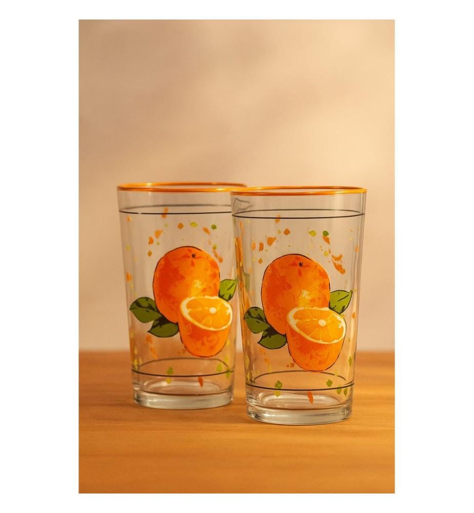 Glass Set, 4 Pieces, Multicolor, 100% GLASS