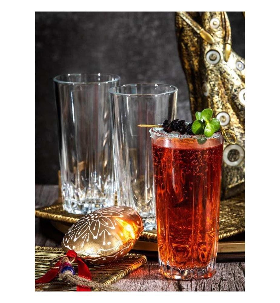 Glass Set, 6 Pieces, Transparent, 100% GLASS