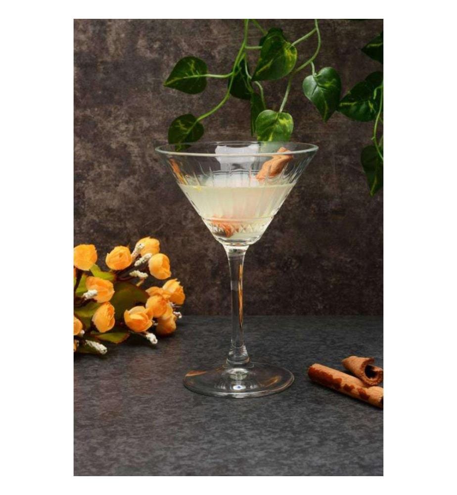 Martini-Glas-Set, 4-teilig, transparent, 100 % Glas