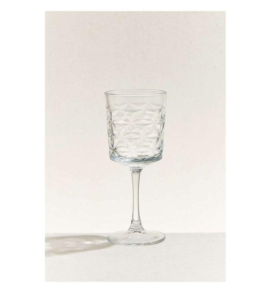 Wine Glass Set, 4 Pieces, Transparent, 100% GLASS