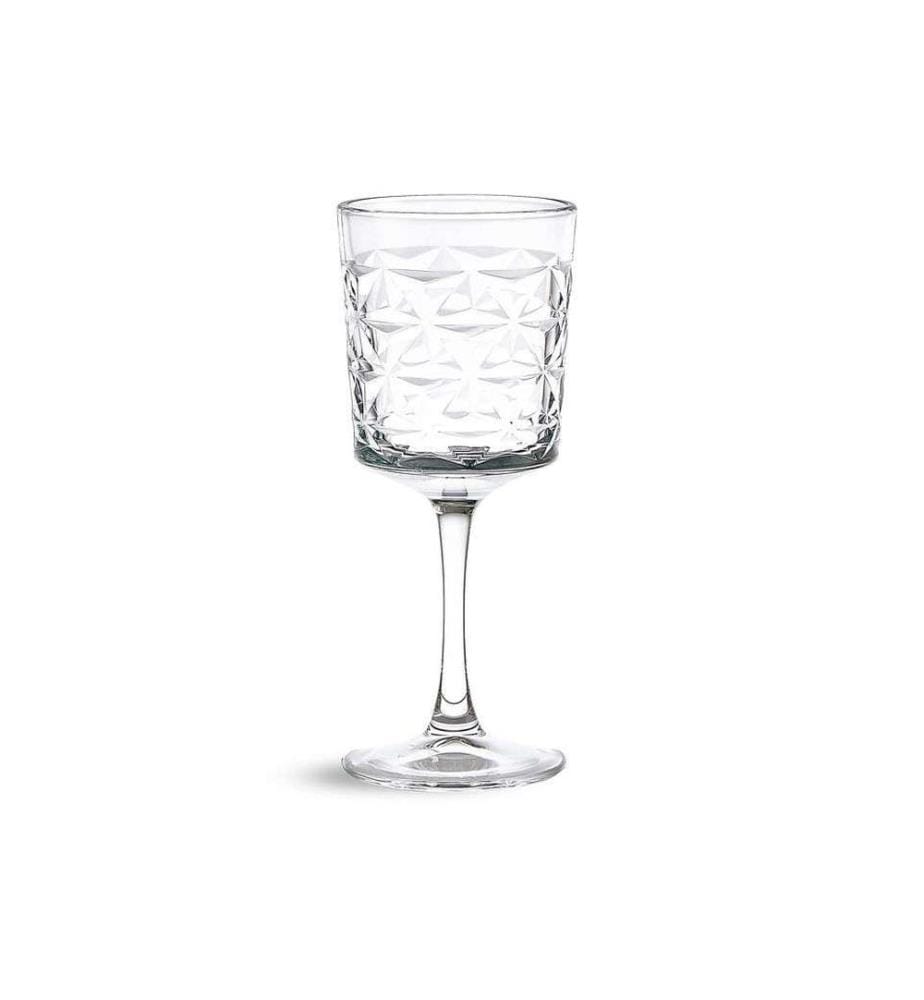 Wine Glass Set, 4 Pieces, Transparent, 100% GLASS