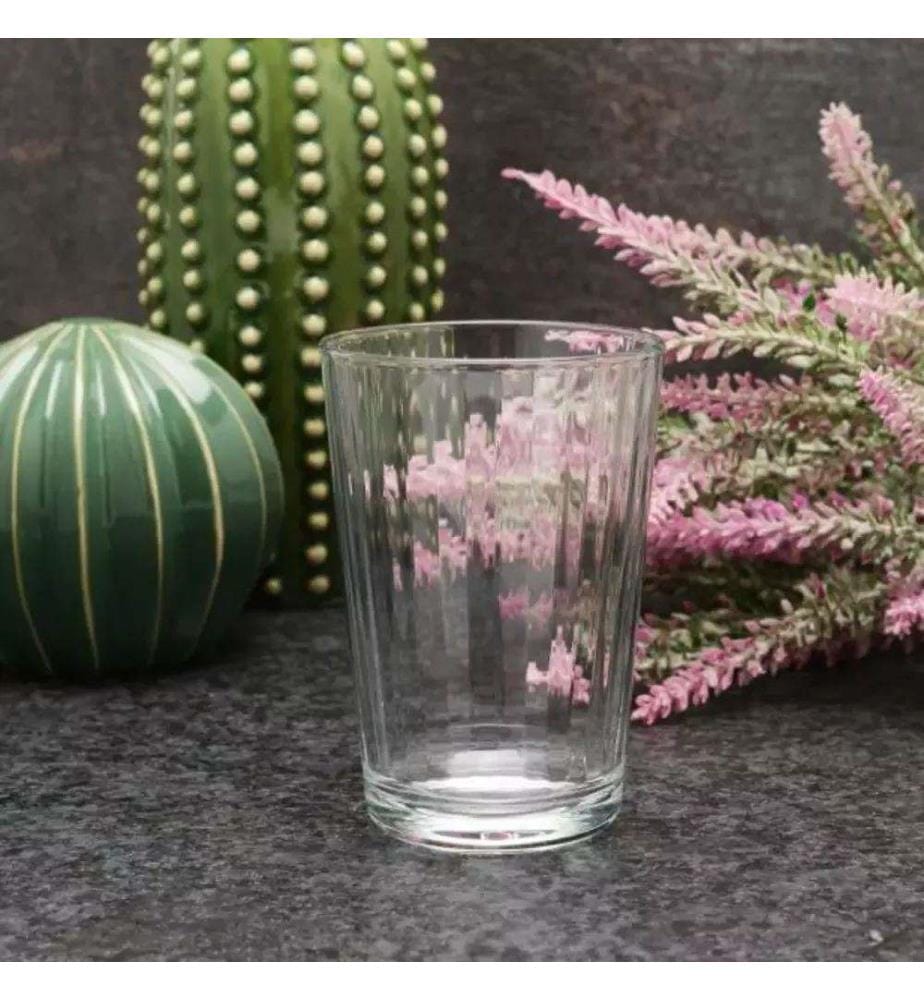 Glass Set, 6 Pieces, Transparent, 100% GLASS