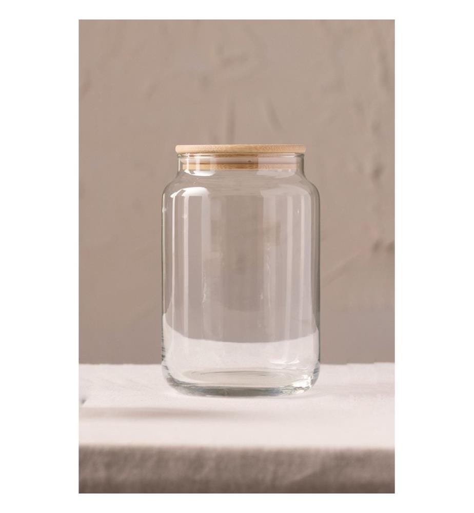 Jar Set, 3 Pieces, Transparent, 100% GLASS