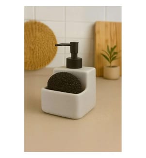 Soap Dispenser, Beige, 100% CERAMIC