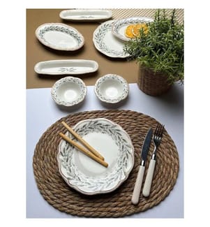 Servizio da colazione, 14 pezzi, multicolore, 100% porcellana