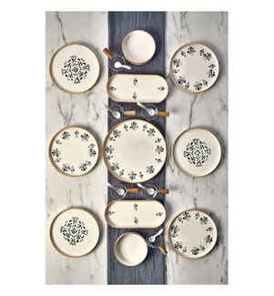 Set per la colazione, 23 pezzi, multicolore, 100% ceramica