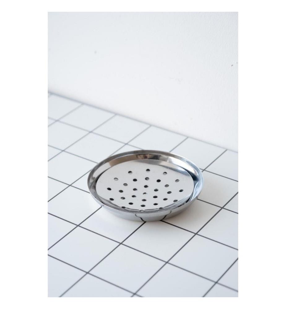 Soap Dish, Silver, 100% STAINLESS STEEL