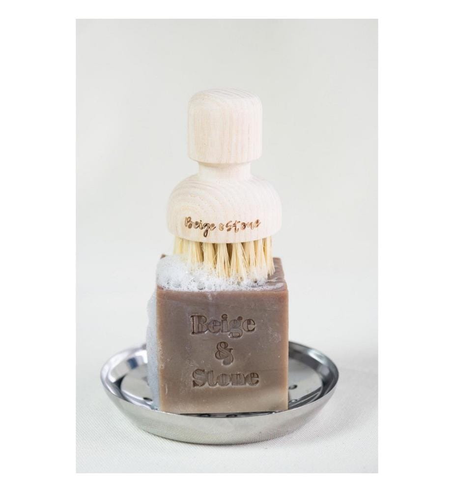 Soap Dish Set, 3 Pieces, Brown, Silver, 100% STAINLESS STEEL