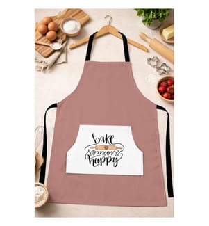 Tablier de cuisine, 100 % coton, multicolore