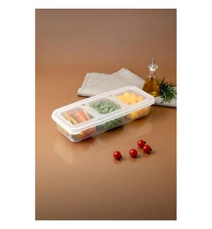 Aufbewahrungsbox-Set, 4-teilig, 100 % Kunststoff, transparent