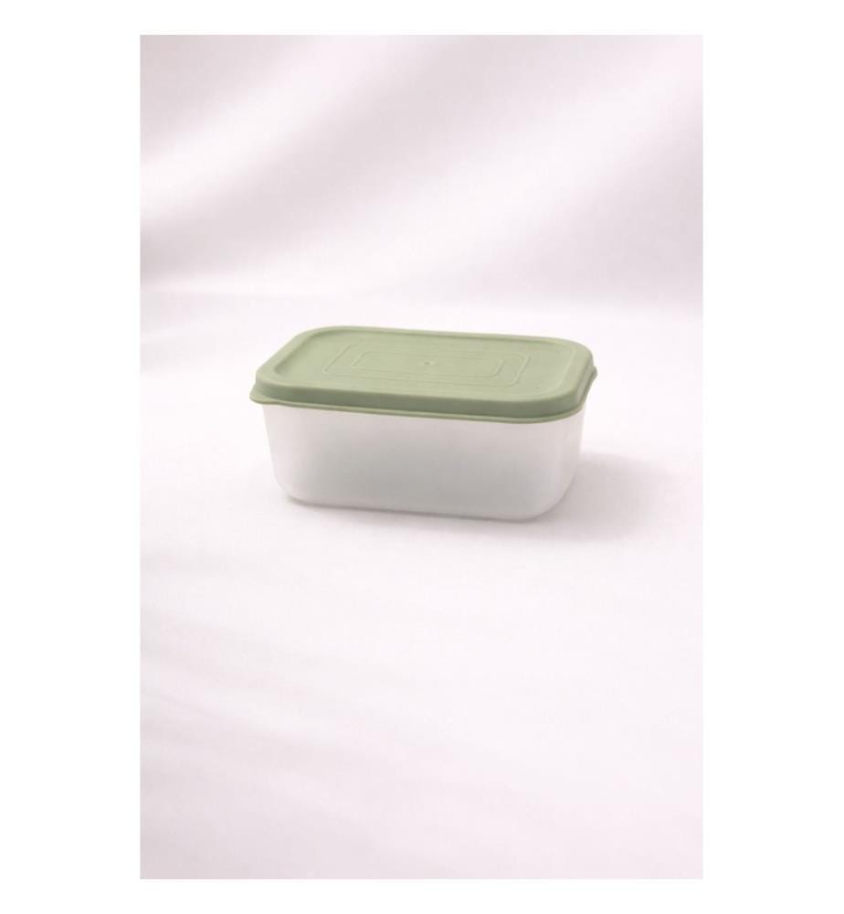 Ensemble de boîtes de rangement, 7 pièces, 100 % plastique, vert