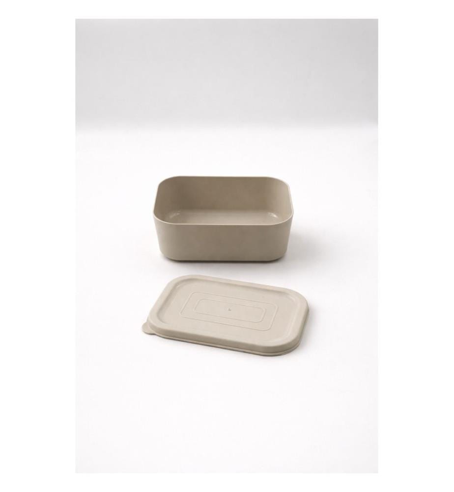 Ensemble de boîtes de rangement, 6 pièces, 100 % plastique, couleur crème