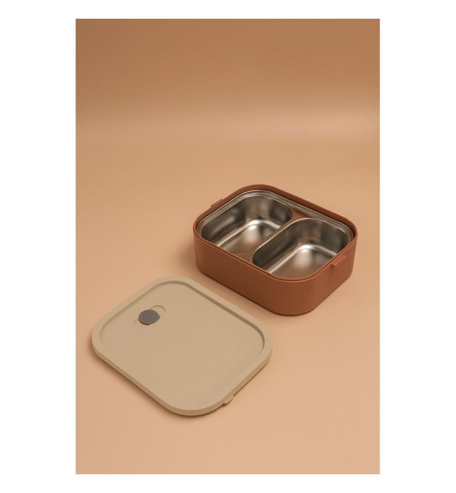 Lunchbox, 100 % Edelstahl, Rosa
