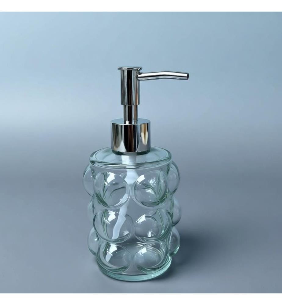 Seifenspender, 100 % Glas, transparent