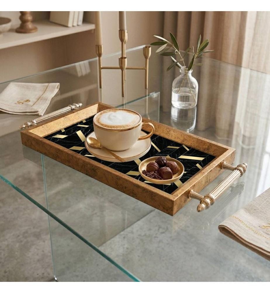 Tablett, 100 % gehärtetes Glas, mehrfarbig
