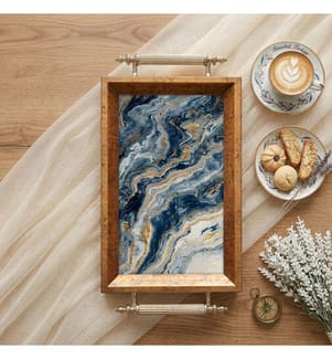 Plateau, 100 % verre trempé, multicolore