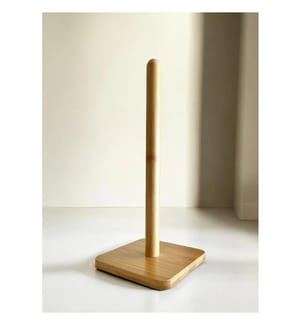 Porte-essuie-tout, 100 % bambou, naturel