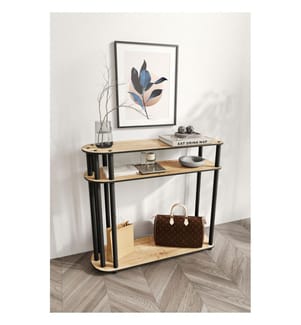 Kommode, Eiche, 100 % MDF, Holzbeine