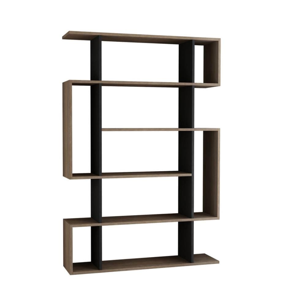 Bookshelf, Sonoma OakAnthracite, Melamine Coated Particle Board