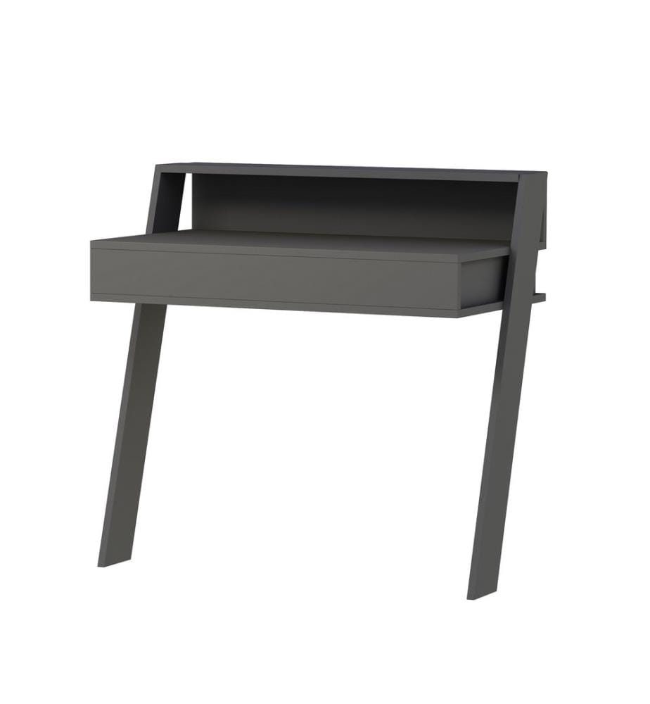 Study Desk, Anthracite, Melamine Coated Particle Board