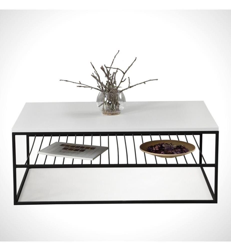 Coffee Table, White, Melamine Coated Particle Board
