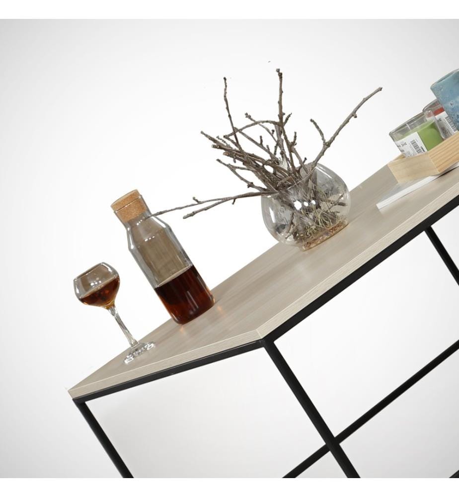 Couleur Chêne, Tables Basses, 43X75X75 cm, Plaque De Particules Enrobée De Mélamine