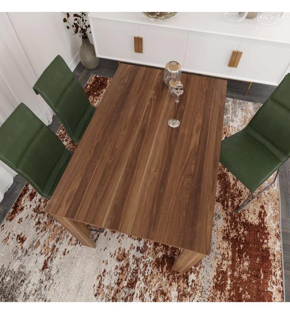 Couleur Noyer, Tables Basses, 78X120X80 cm, Plaque De Particules Enrobée De Mélamine