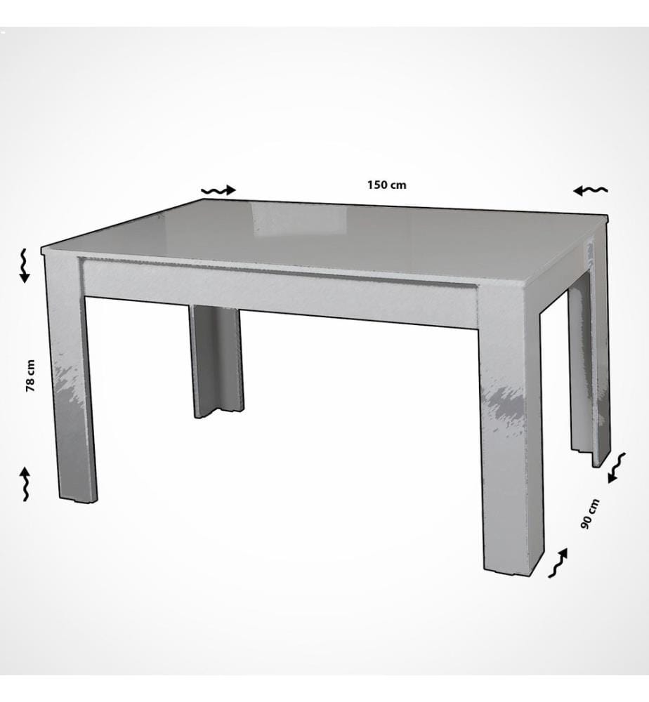 Dunkle,Eichenfarbig, Couchtische, 150X78X90 cm, Melaminbeschichtete Partikelplatte