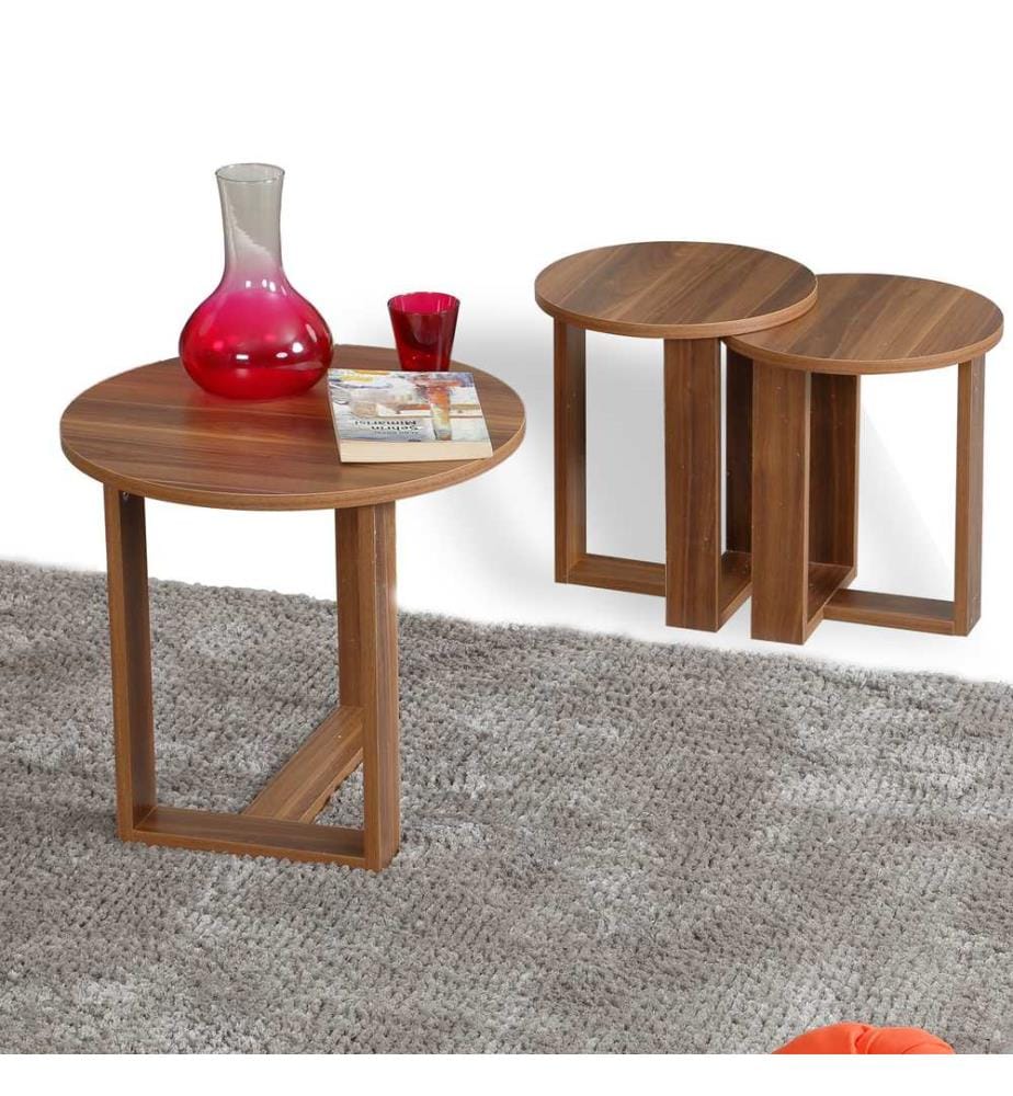 Couleur Noix, Tables Basses, Assiette De Particules À Couvert En Mélamine
