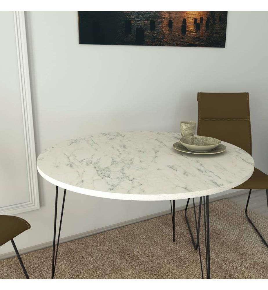 Schwarz,Weiss, Couchtische, 75X90X90 cm, Melaminbeschichtete Partikelplatte